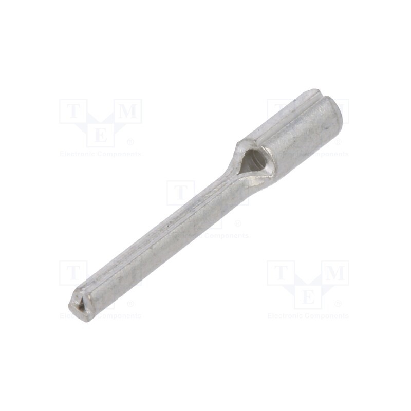50 pcs : E09KO-01030100101 - Tip: wire pin, Ø: 1.4mm, 0.5mm2, crimped, for cable, non-insulated