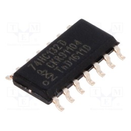10 pcs : 74HC132D,653 - IC: digital, NAND, Ch: 4, IN: 2, CMOS, SMD, SO14, , HC