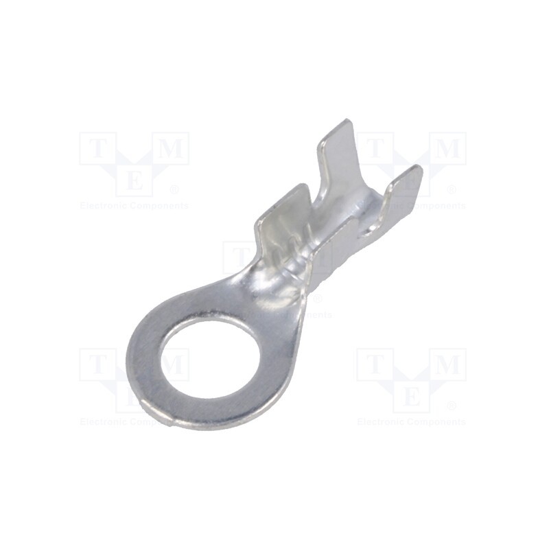 50 pcs : E10KN-01050100601 - Tip: ring, M5, 1.5÷2.5mm2, crimped, for cable, tinned, brass