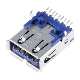 1 pcs - Wurth Elektronik Right Angle, Through Hole, Socket Type A 3.0 USB Connector