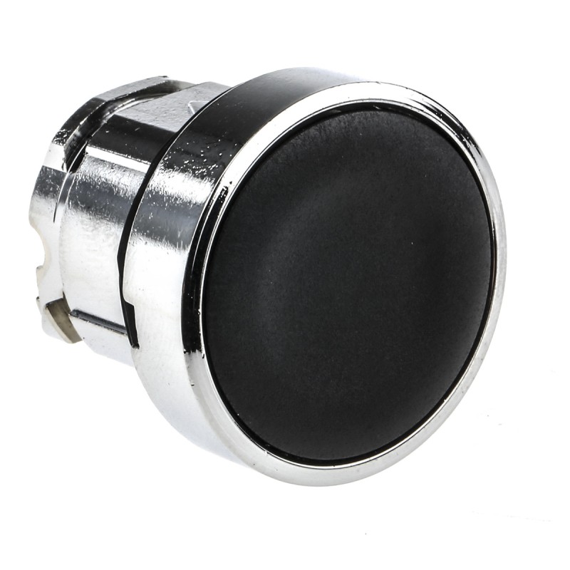 1 pcs - Schneider Electric Harmony XB4 Series Black Momentary Push Button Head, 22mm Cutout, IP66, IP67, IP69K