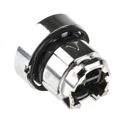 1 pcs - Schneider Electric Harmony XB4 Series Black Momentary Push Button Head, 22mm Cutout, IP66, IP67, IP69K