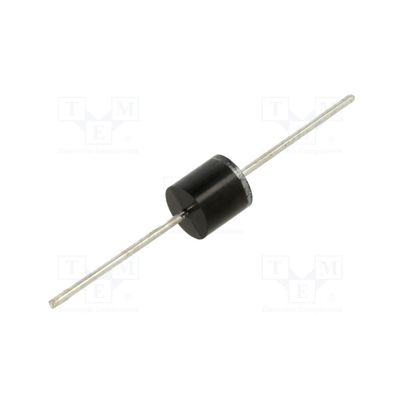 10 pcs : P600M - Diode: rectifying, THT, 1kV, 6A, Ifsm: 400A, R6, Ufmax: 1V, Ir: 5uA