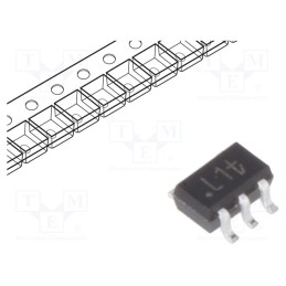 10 pcs : PESD3V3L4UG,115 - Diode: TVS array, 5.6V, 3A, 30W, SOT353, Features: ESD protection