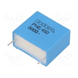 10 pcs : PHE450XD5220JD20R06L2 - Capacitor: polypropylene, 22nF, 26x13.5x23mm, THT, ±5%, 22.5mm