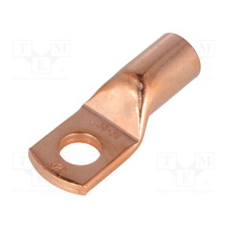 10 pcs : E11KM-01010104700 - Tip: ring tube, M10, 50mm2, crimped, for cable, L: 38.5mm, copper