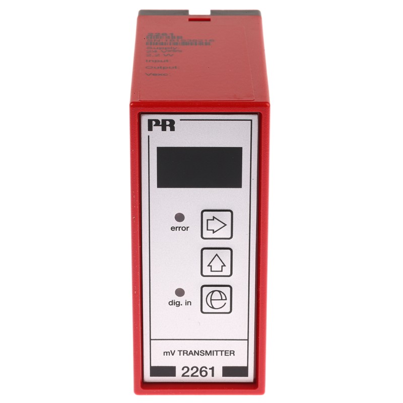 1 pcs - PR Electronics 2 Series Signal Conditioner, Voltage Input, Current Output, 19.2 - 28.8V dc Supply