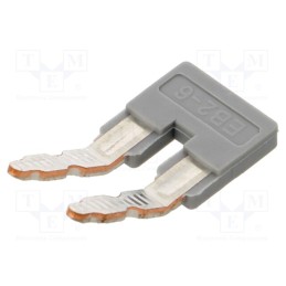 10 pcs : EB 2- 6 0201155 - Comb bridge, ways: 2, Width: 6mm