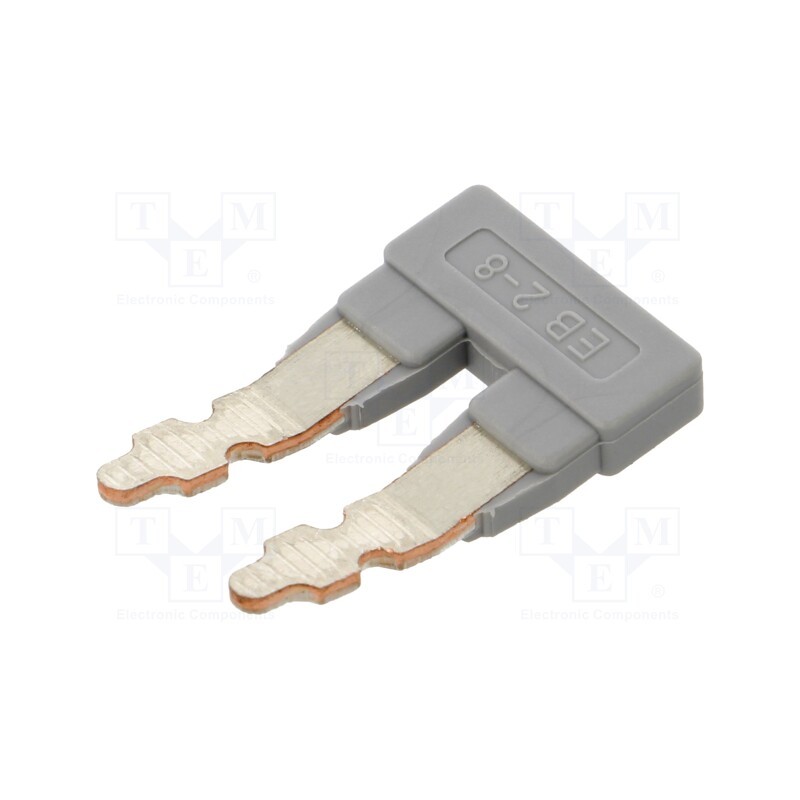 10 pcs : EB 2- 8 0202154 - Comb bridge, ways: 2, Width: 8mm