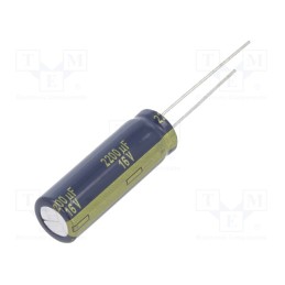 10 pcs : EEUFK1C222L - Capacitor: electrolytic, low ESR, THT, 2200uF, 16VDC, Ø10x30mm