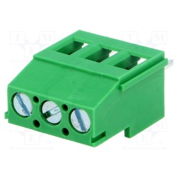 20 pcs : EB147A-03-D - PCB terminal block, angled 90°, 5.08mm, ways: 3, on PCBs, 2.5mm2