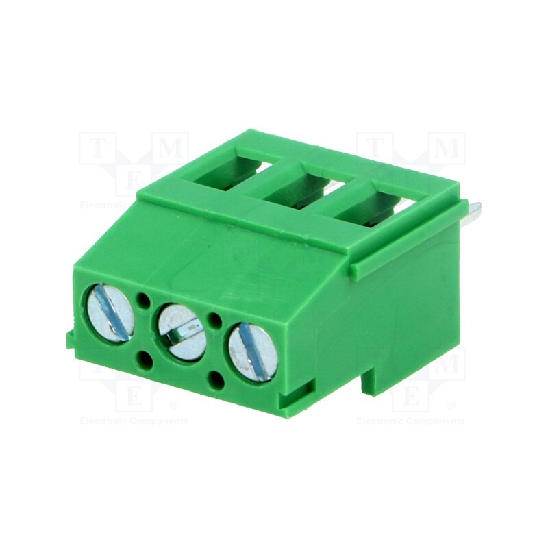 20 pcs : EB147A-03-D - PCB terminal block, angled 90°, 5.08mm, ways: 3, on PCBs, 2.5mm2
