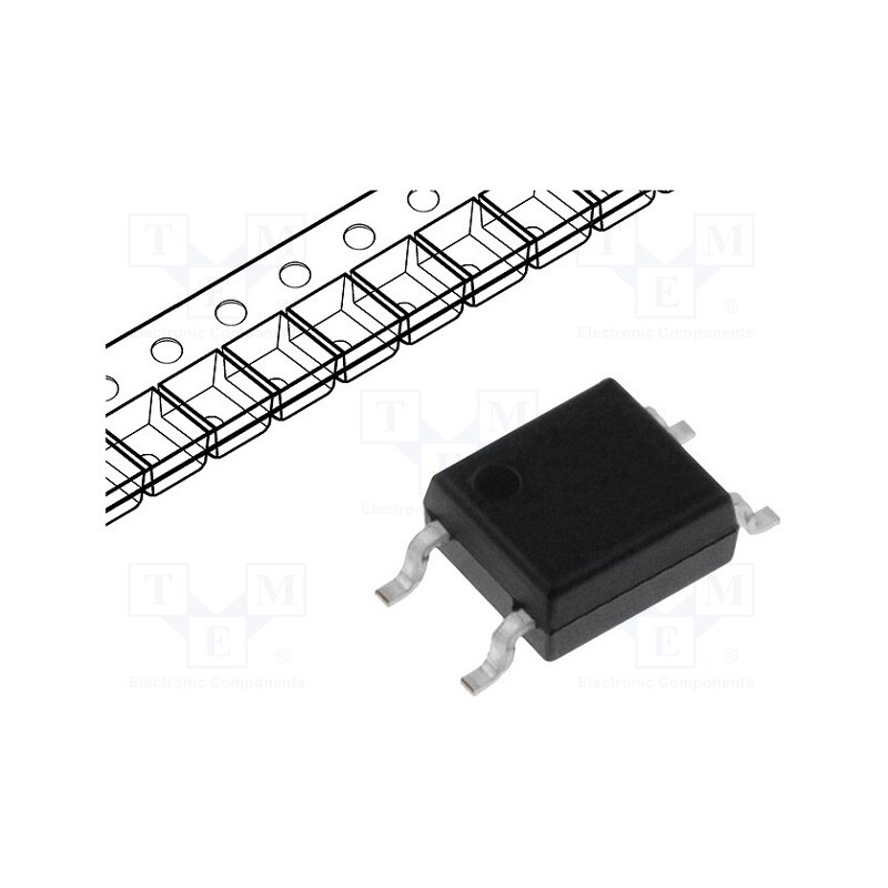 10 pcs : MB8S - Bridge rectifier: single-phase, 800V, If: 0.5A, Ifsm: 35A, SO4, SMT