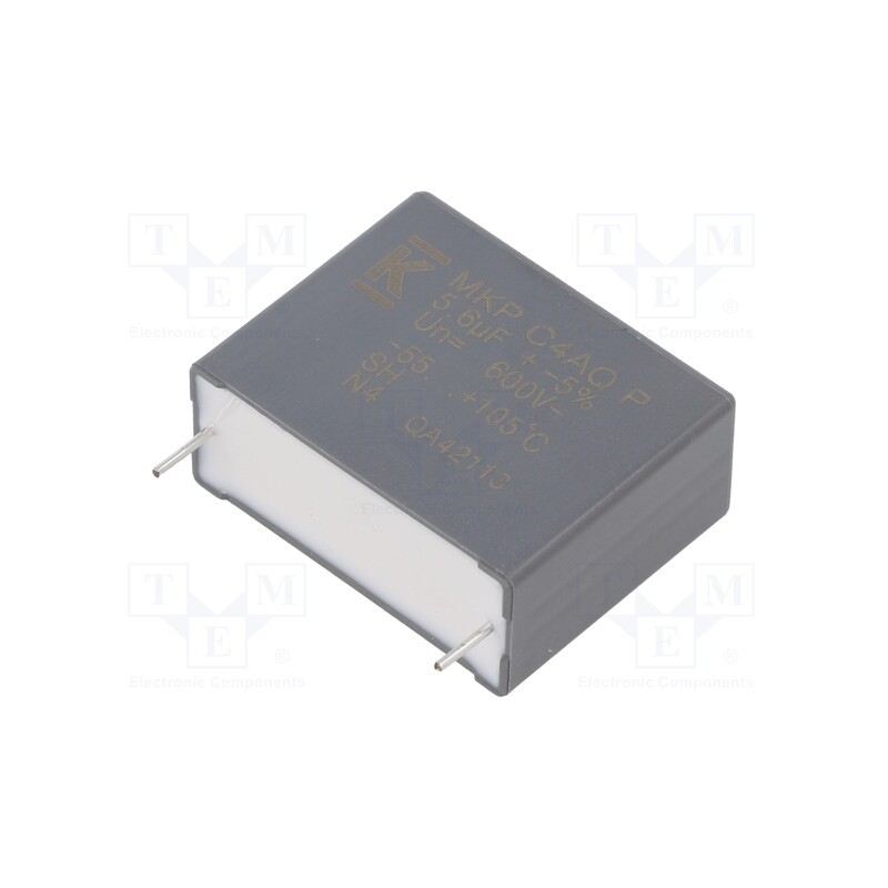 10 pcs : C4AQHBU4560P1XJ - Capacitor: polypropylene, DC-Link, 5.6uF, ESR: 11.8mΩ, THT, ±5%