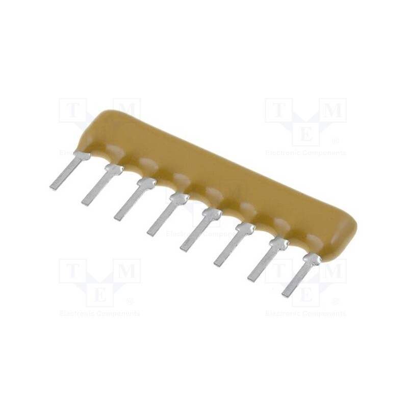 20 pcs : 4608X-102-473LF - Resistor network: Y, THT, 47kΩ, ±2%, 0.3W, No.of resistors: 4, 100V