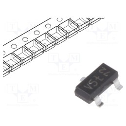 20 pcs : PESD12VL2BT,215 - Diode: TVS array, 15.8V, 5A, 200W, bidirectional,double, SOT23