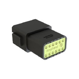 220 pcs - Amphenol Industrial, AT Cable connector Plug 12 Way, Crimp Termination