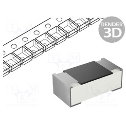 500 pcs : 0402WGF4704TCE - Resistor: thick film, SMD, 0402, 4.7MΩ, 62.5mW, ±1%, -55÷155°C
