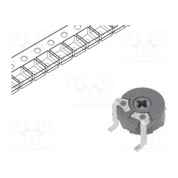 10 pcs : PS6KV50-103A3030-I-PM - Potentiometer: mounting, single turn,horizontal, 10kΩ, 100mW, SMD