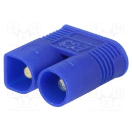 10 pcs : EC3-M - Plug, DC supply, EC3, male, PIN: 2, for cable, soldering, blue, 25A