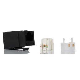 24 pcs - Belden REVConnect Series Female RJ45 Connector, Cable Mount, Cat6a, UTP Shield