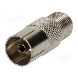 10 pcs : EF-322 - Adapter, F socket,coaxial 9.5mm socket