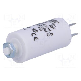 10 pcs : 416100164 - Capacitor: motors, run, 2uF, 425VAC, Ø28x55mm, -25÷85°C, ±5%