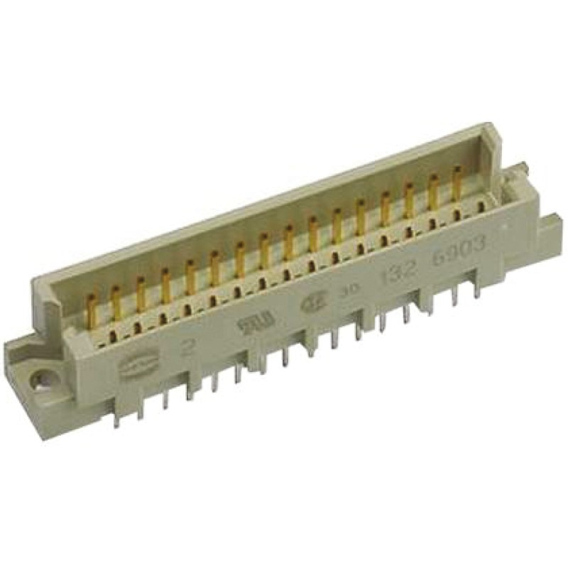 20 pcs - Harting 09 73 96 Way 2.54mm Pitch, Type R Class C2, 3 Row, Straight DIN 41612 Connector, Plug