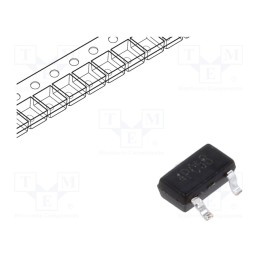20 pcs : BXT1700P06M - Transistor: P-MOSFET, unipolar, -60V, -2.8A, Idm: -16A, 1.5W
