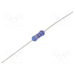 50 pcs : 5-1625885-4 - Resistor: metal oxide, 2.7kΩ, 1W, ±5%, Ø3.5x10mm, -55÷155°C