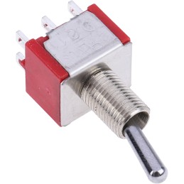 1 pcs - RS PRO Toggle Switch, Panel Mount, On-On, DPDT, Solder Terminal