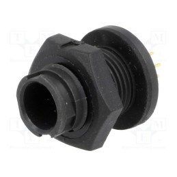 10 pcs : EN2P6M26P - Connector: circular, EN2, socket, male, THT, for panel mounting