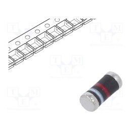 20 pcs : GL34B-E3/83 - Diode: rectifying, SMD, 100V, 0.5A, 1.5us, DO213AA, Ufmax: 1.2V