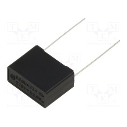 10 pcs : ECQUAAF224S1 - Capacitor: polypropylene, ECQUA, 0.22uF, 17.5x14x7.5mm, THT, ±20%
