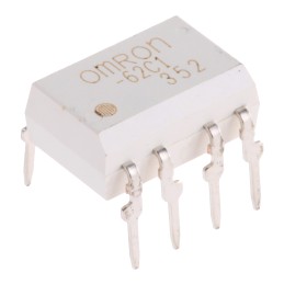 1 pcs - Omron G3VM Series Solid State Relay, 0.5 A Load, PCB Mount, 60 V ac Load, 1.3 V Control