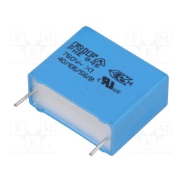 10 pcs : PHE845VD6100MR06L2 - Capacitor: polypropylene, 100nF, 26x11x21.5mm, THT, ±20%, 22.5mm