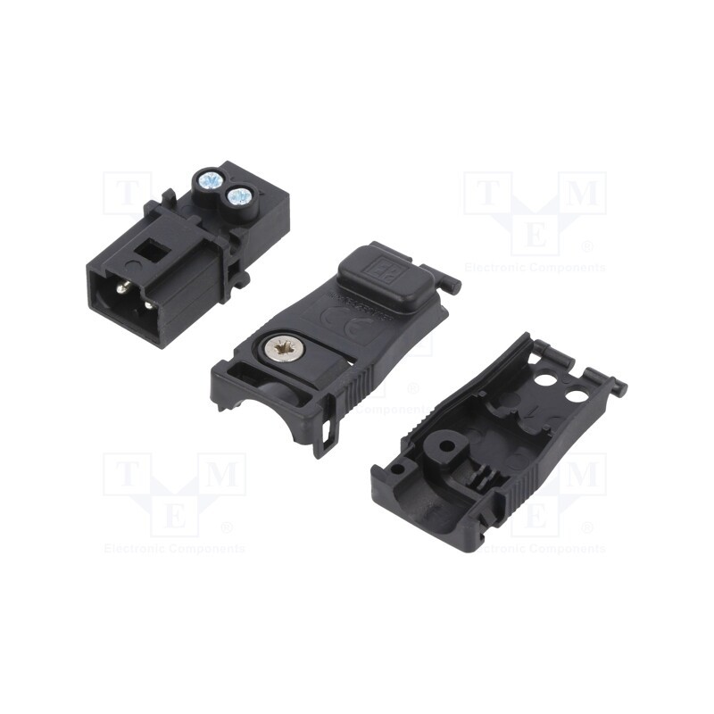 10 pcs : EPN0024 - Connector: AC supply, screw terminal, male, EPN2, 0.5÷1.5mm2, 16A