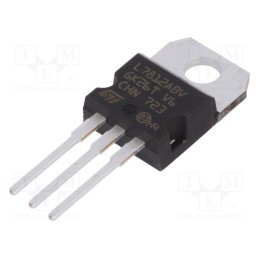 10 pcs : L7812ABV-DG - IC: voltage regulator, linear,fixed, 12V, 1.5A, TO220AB, THT,