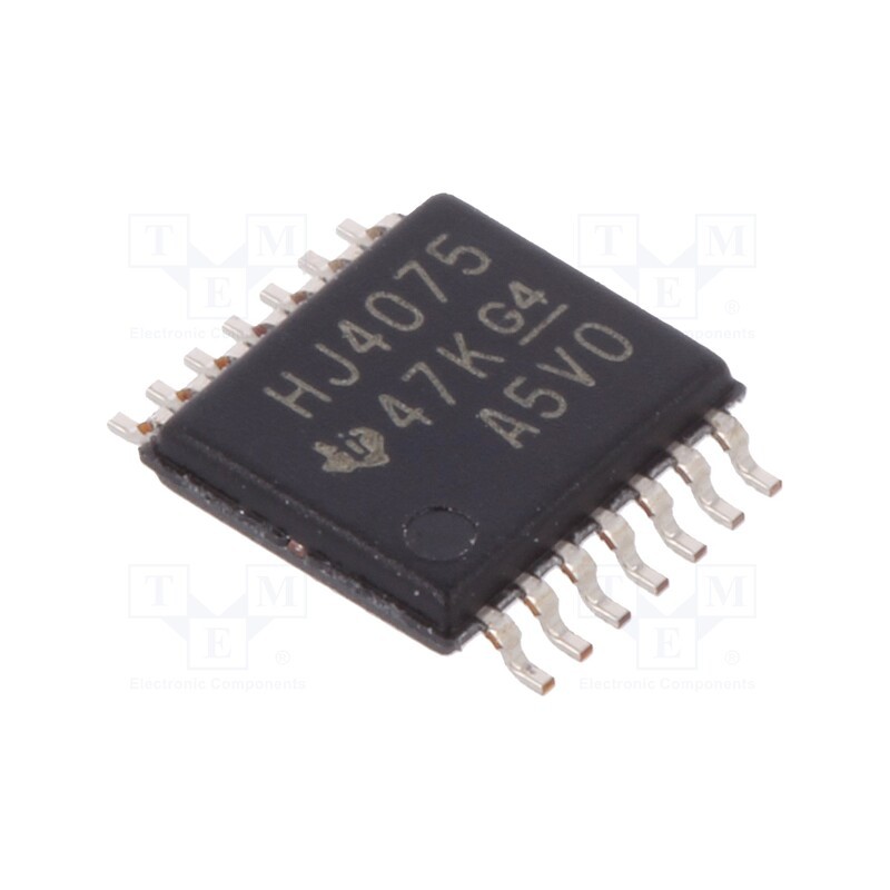 10 pcs : CD74HC4075PW - IC: digital, OR, Ch: 3, IN: 3, SMD, TSSOP14, 2÷6VDC, HC