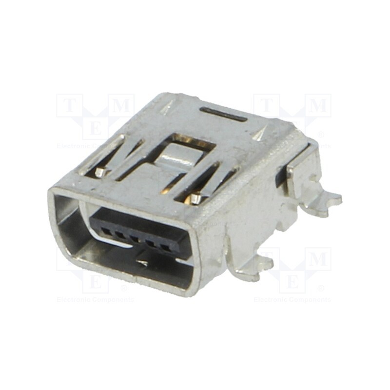 10 pcs : ESB35101000Z - Socket, USB C, SMT, PIN: 5, horizontal