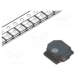 50 pcs : WLPN242410N1R0PB - Inductor: wire, SMD, 1uH, 1.41A, 0.07Ω, ±30%, 2.4x2.4x1mm