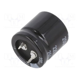 10 pcs : LGR2E221MELA25 - Capacitor: electrolytic, SNAP-IN, 220uF, 250VDC, Ø25x25mm, ±20%