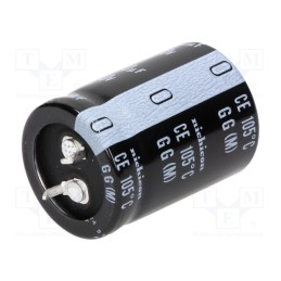 10 pcs : LGR2E221MELZ30 - Capacitor: electrolytic, SNAP-IN, 220uF, 250VDC, Ø22x30mm, ±20%