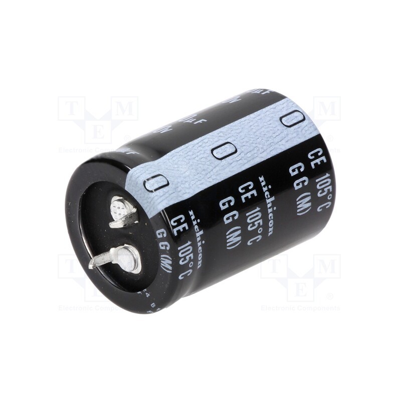 10 pcs : LGR2E221MELZ30 - Capacitor: electrolytic, SNAP-IN, 220uF, 250VDC, Ø22x30mm, ±20%