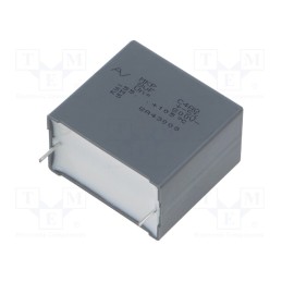 10 pcs : C4AQIBU4800A11J - Capacitor: polypropylene, DC-Link, 8uF, ESR: 7.3mΩ, THT, ±5%, 800VDC