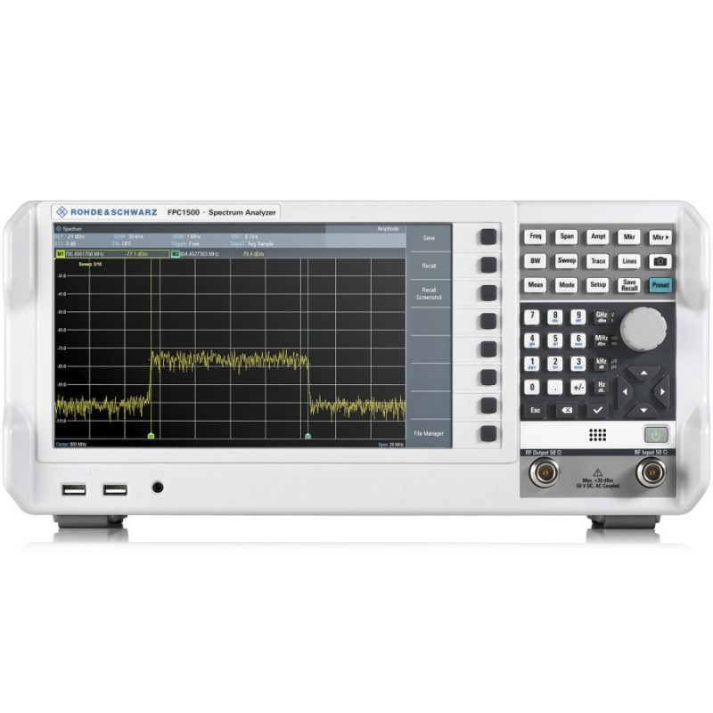 1 pcs - Rohde & Schwarz FPC-P3TG Desktop Spectrum Analyser, 5 kHz - 3 GHz