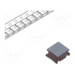 50 pcs : LQH3NPN1R0MJRL - Inductor: wire, SMD, 1212, 1uH, 2780mA, 0.048Ω, 100MHz, -40÷105°C