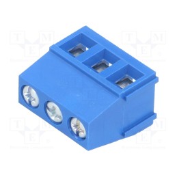 10 pcs : ETB13030B000Z - PCB terminal block, angled 90°, 5mm, ways: 3, on PCBs, 4mm2, 16A