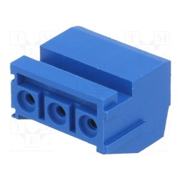 10 pcs : ETB16030B000Z - Pluggable terminal block, Contacts ph: 5mm, ways: 3, angled 90°