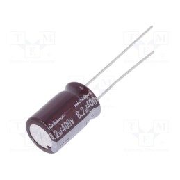 50 pcs : ULD2G8R2MPD1TD - Capacitor: electrolytic, THT, 8.2uF, 400VDC, Ø10x16mm, Pitch: 5mm